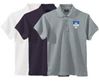 Unisex Short Sleeve Pique Polo Shirt with Embroidered QAS Logo *LOGO ITEM- FINAL SALE*