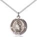 Virgen De Guadalupe Necklace Sterling Silver