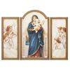 Virgin Mary with Child and Angels 3pc Triptych 20" Wall Decor