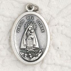 Virgin de la Caridad 1" Oxidized Medal - 50/Pack *SPECIAL ORDER - NO RETURN*