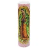 Virgin of Guadalupe 8" Flickering LED Flameless Prayer Candle with Timer