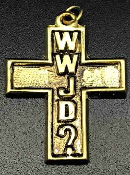 WWJD? Cross pendant