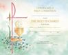 First Communion Watercolor Certificate with Envelope