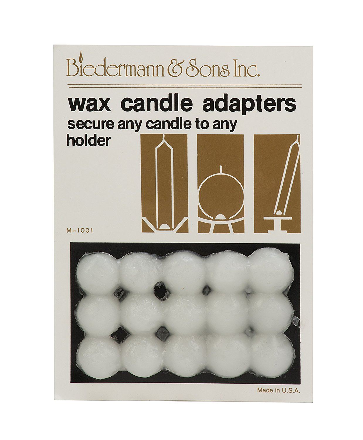 Wax Candle Adapter Dots, Sheet of 15