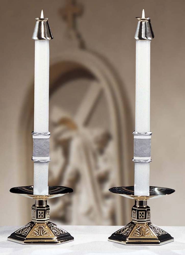 Way of the Cross Complementing Altar Candles