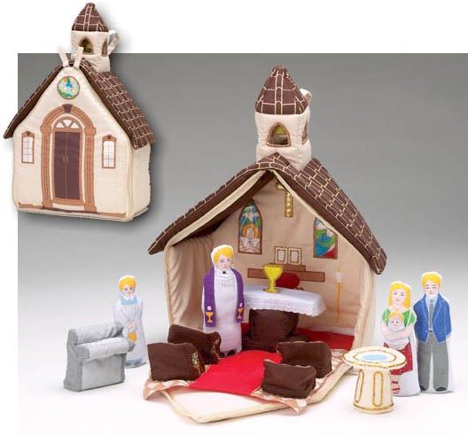 We Go To Church Playset