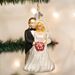 Wedding Couple Glass Ornament
