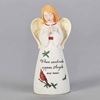 When Cardinals Appear Angels Are Near 4" Christmas Angel Figurine