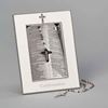 White 4x6 Confirmation Frame with Rosary 8"H