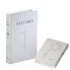 White Bonded Leather Bible, Catholic Companion Edition NABRE