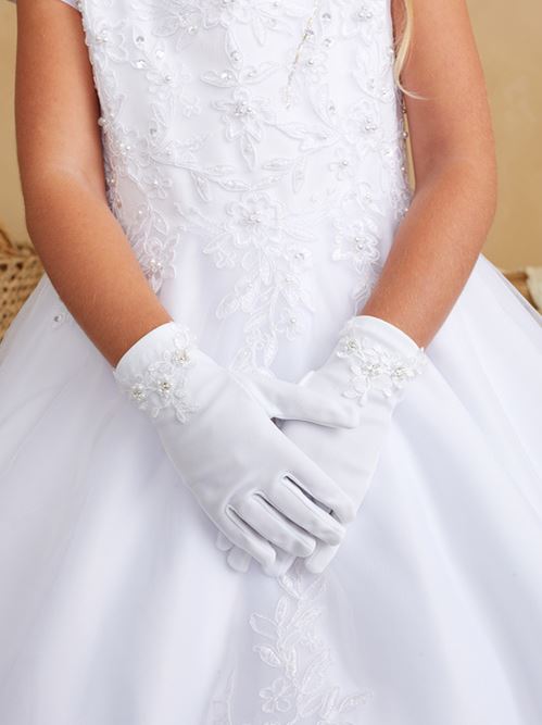 Lace sale communion gloves