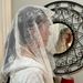 White Lace Infinity Chapel Veil from Spain - 126491