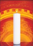White Pillar Candle-Box of 4