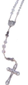 St. Peregrine Women's Crystal Cancer Rosary