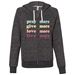 Womens French Terry Zip Hooded Sweatshirt Pray More - 2X-Large / Black Ink Snow Heather *WHILE SUPPLIES LAST* - 124110
