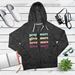 Womens French Terry Zip Hooded Sweatshirt Live More - Large / Black Ink Snow Heather *WHILE SUPPLIES LAST* - 124111