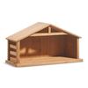 Wood Nativity Stable, 19"