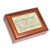 Godmother Woodgrain Music Box Plays, How Great Thou Art 