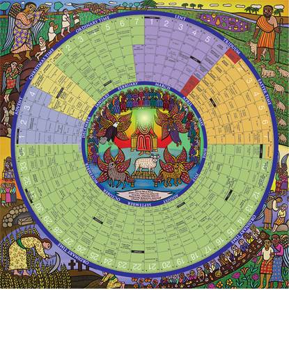 Year of Grace Liturgical Calendar Laminated Poster