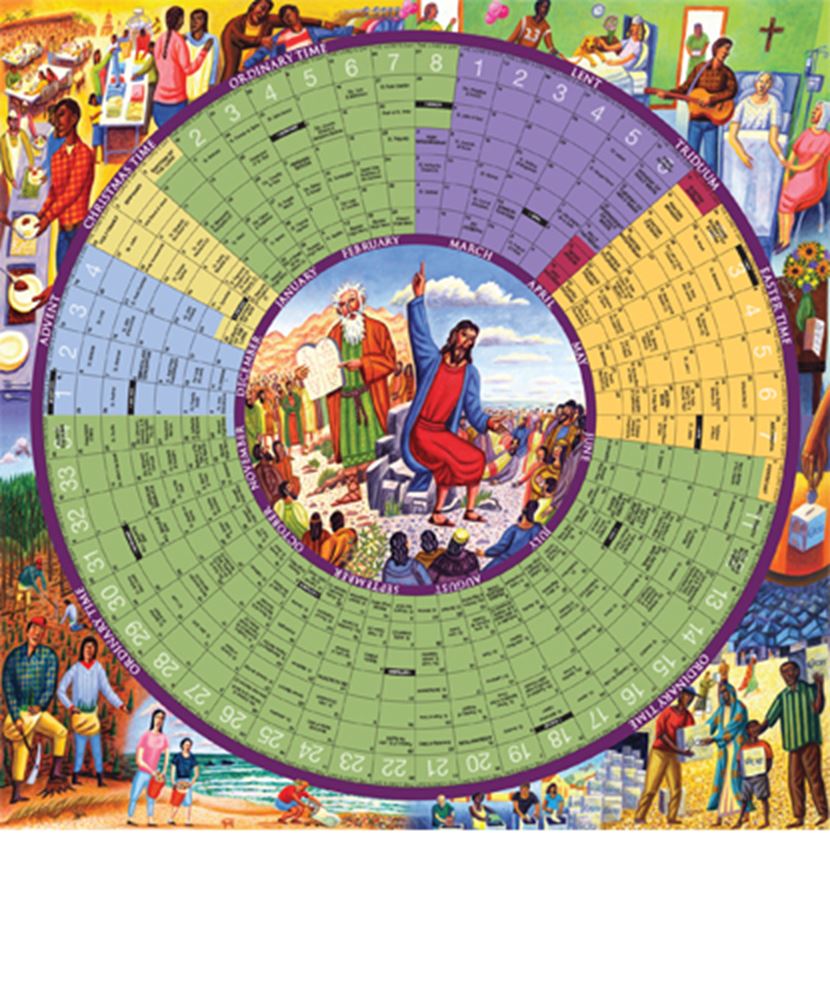 Year Of Grace Liturgical Calendar Laminated Poster