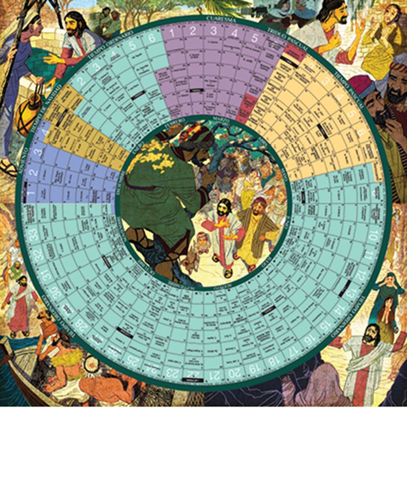 SOLD OUT - 2021 El Año de Gracia, Liturgical Calendar, Spanish, Poster, Laminated