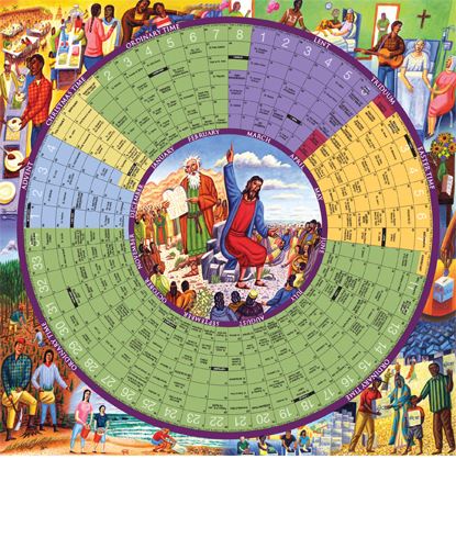 2022 Year of Grace Liturgical Calendar - Paper Poster