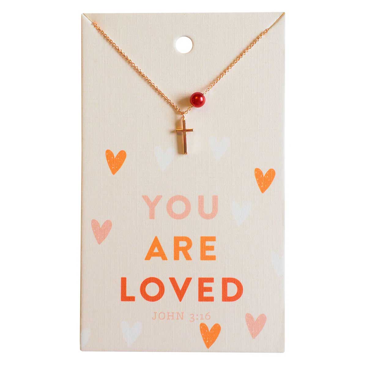 You Are Loved Cross Necklace