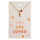You Are Loved Cross Necklace