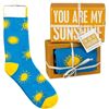 You Are My Sunshine Box Sign & Sock Set