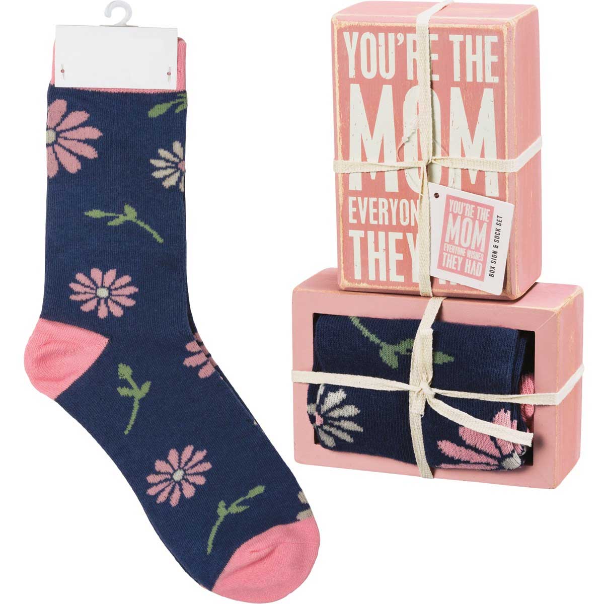 You're The Mom Everyone Wishes They Had Box Sign & Sock Set