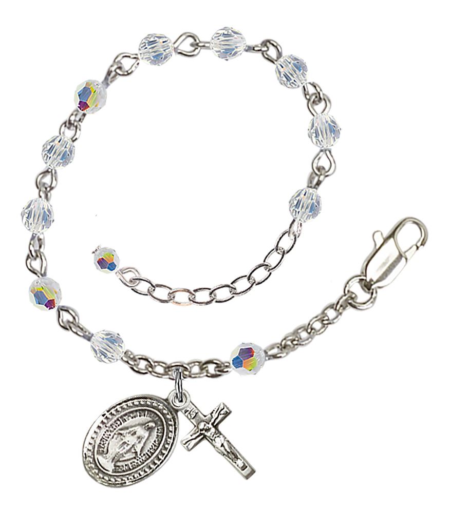 Youth Crystal Miraculous Rosary Bracelet
