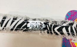 Zebra Cross Canvas Bracelet 