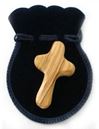 Small Olivewood Palm Comfort Cross
