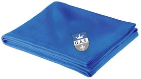 QAS Logo Stadium Blanket, Blue
