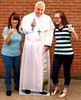 Pope Francis Standing Cut-Out for Selfies "Thumbs Up"