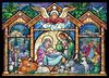 Stain Glass Nativity Scene Boxed Cards with Envelopes