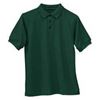 Unisex Hunter Green Jersey Knit Polo Shirt, Short Sleve *WHILE SUPPLIES LAST*