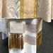 White Corbin Chasuble with Gold Orphrey by Arte Grosse