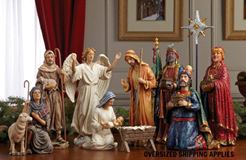 First Christmas Gifts Nativity Set, 10" Scale