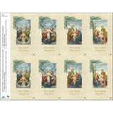 Holy Family Assortment Print Your Own Prayer Cards - 25 Sheet Pack