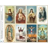 Spanish Assortment Print Your Own Prayer Cards - 12 Sheet Pack
