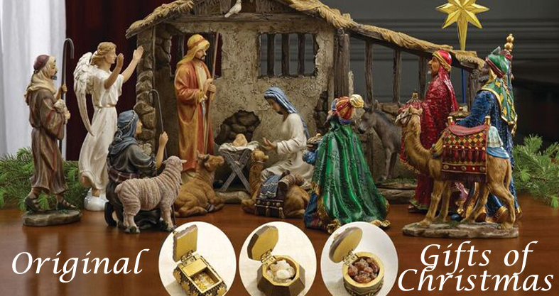 original gifts of christmas nativity